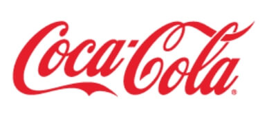 Coca-Cola logo in red